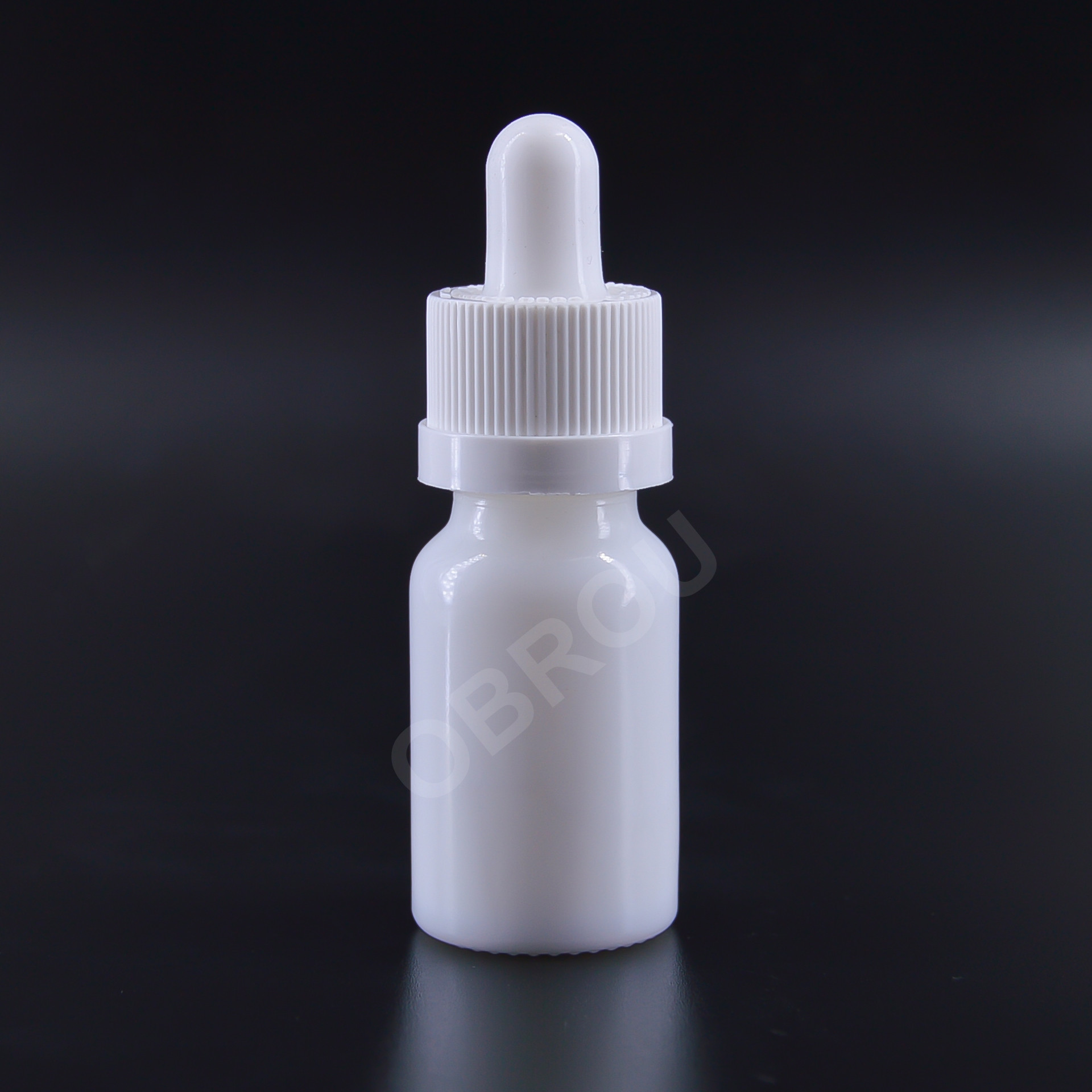 Factory direct price 30ml 60ml 120ml boston milk white glass dropper bottle with childproof cap