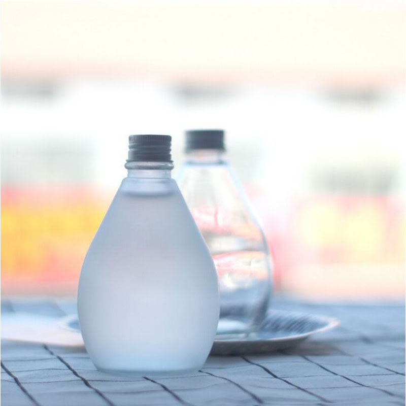 Factory direct sale 100ml, 280ml glass bottle with cap beverage bottle