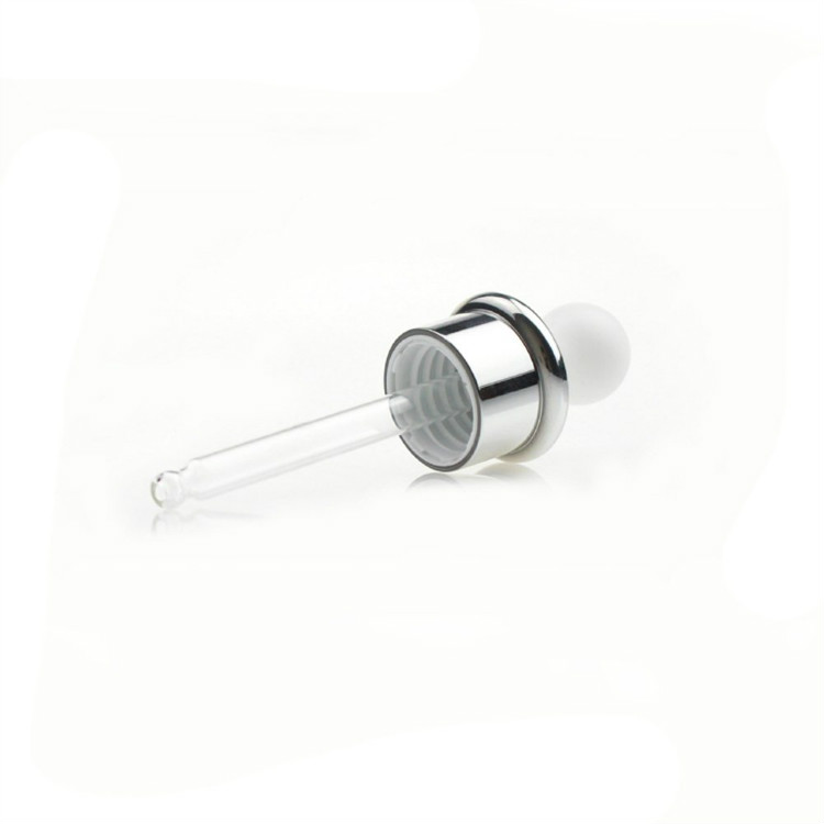 Factory direct sale Clear Glass Dropper essential oil Bottle With Gold Pipette Dropper