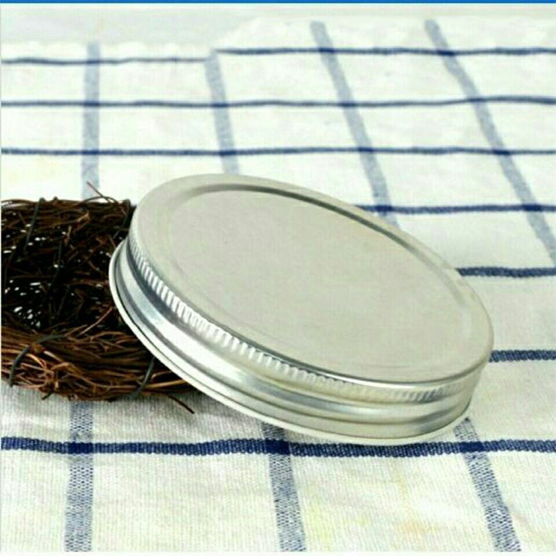 Factory direct sale cylindrical glass bottle with aluminum lid transparent pickle jar honey sealed jar