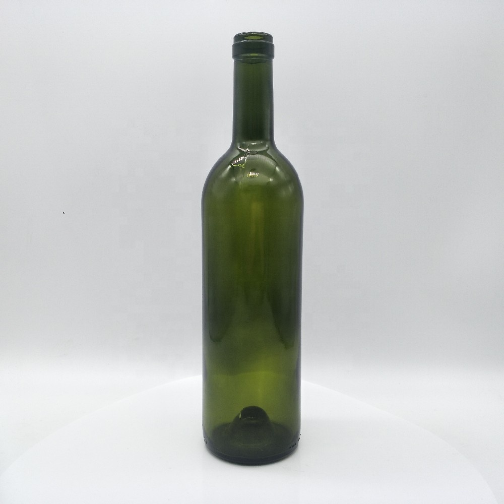 Factory direct sale empty 750ml glass wine bottles