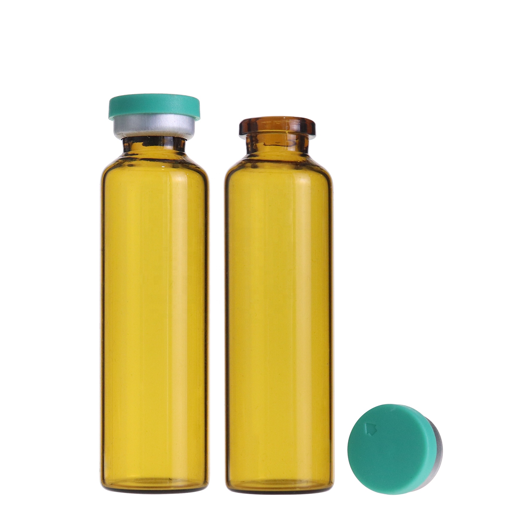 Factory direct sale small 10ml amber penicillin bottle medicine glass vial