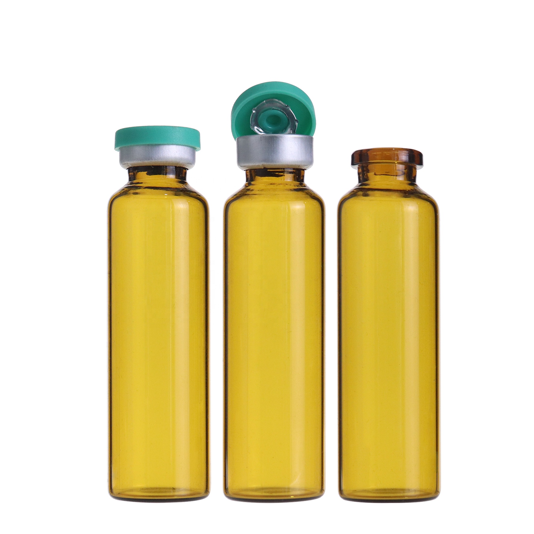 Factory direct sale small 10ml amber penicillin bottle medicine glass vial