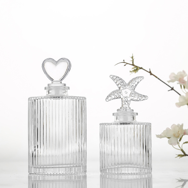 Factory direct sale square and round aromatherapy bottle glass empty bottle perfume bottle
