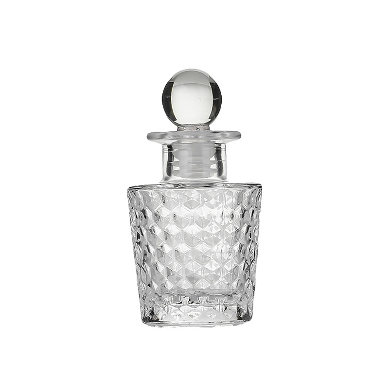 Factory direct sale square and round aromatherapy bottle glass empty bottle perfume bottle