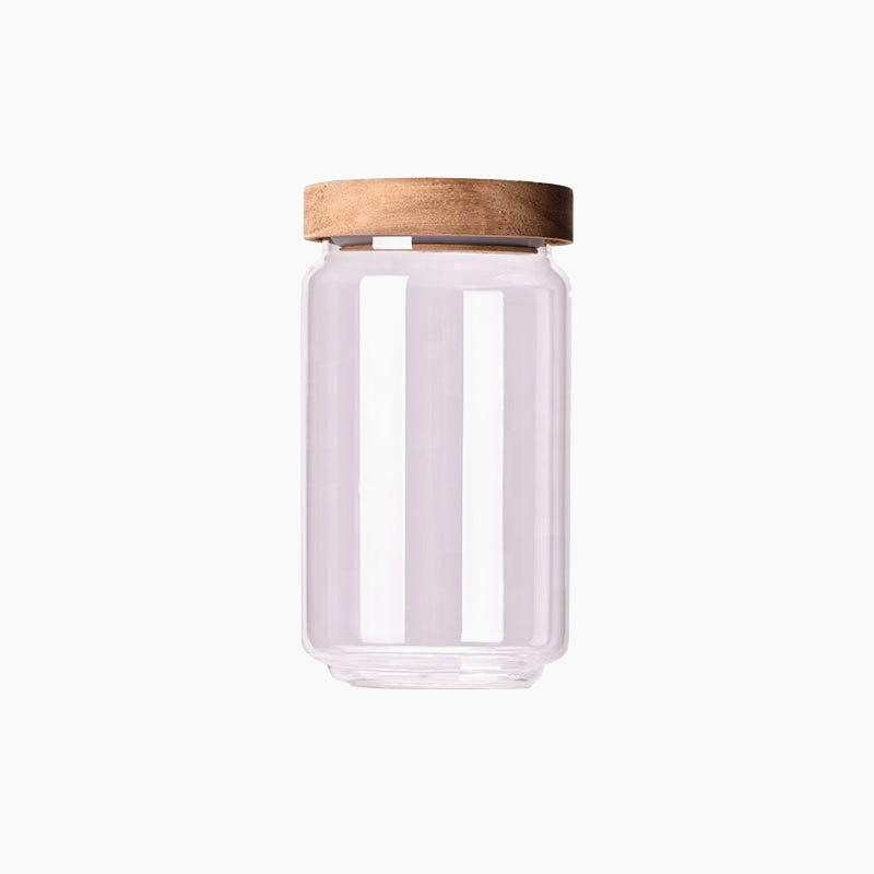 Factory direct sale storage jar borosilicate glass food for kitchen