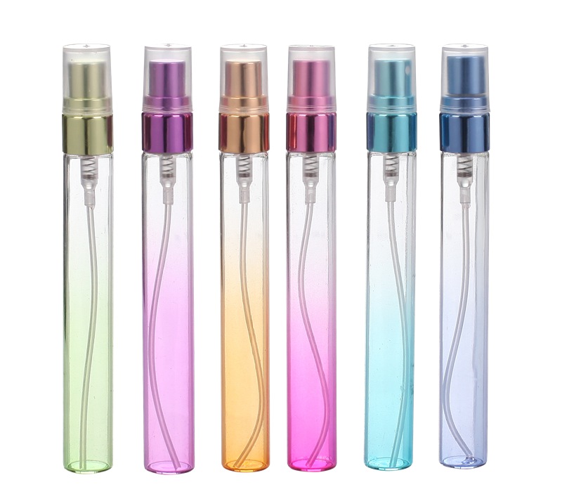 Factory direct sales 3ml black body cleaning perfume glass bottle for perfume sampler