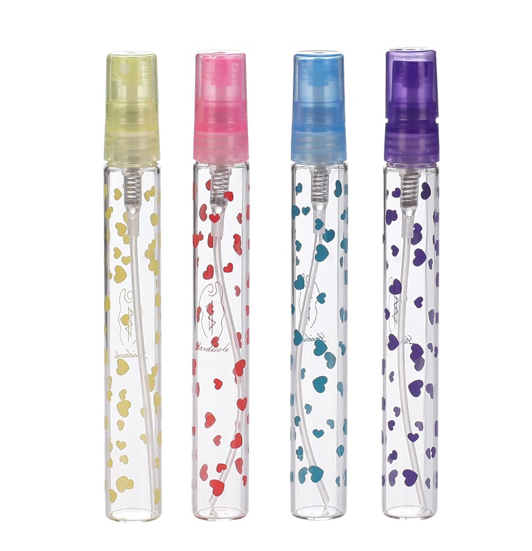 Factory direct sales 3ml black body cleaning perfume glass bottle for perfume sampler