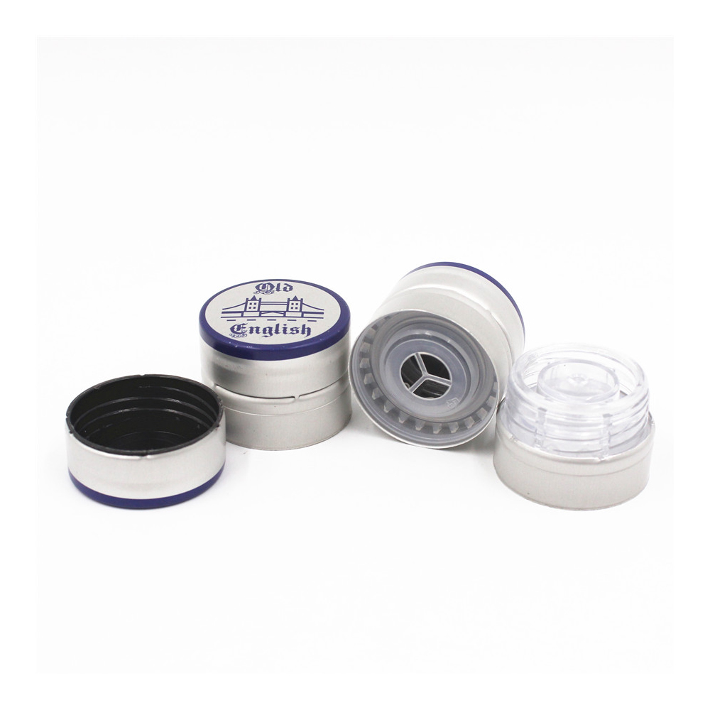 Factory direct sales custom 700ml 1000ml absolut vodka spirit glass bottle with silver screw guala closures