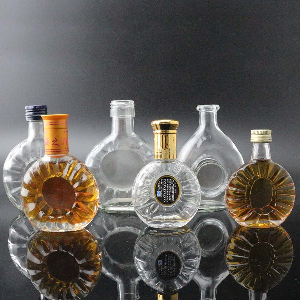 Factory direct sales empty miniature alcohol party favor liquor spirit bottles