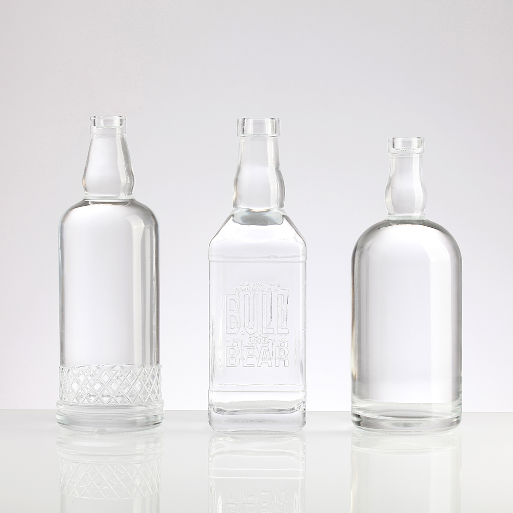 Factory direct sales glass bottles for whisky liquor glass bottle