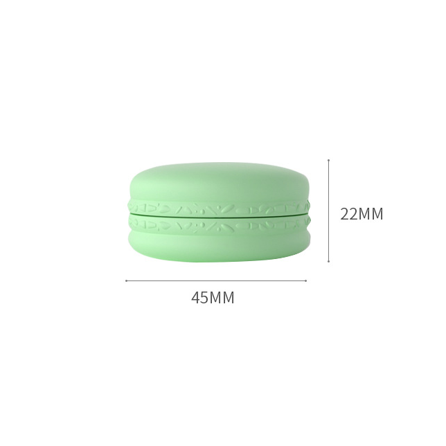 Factory direct sales multicolor screw top jar 10G Macarone cosmetic cream container colored plastic cream jar