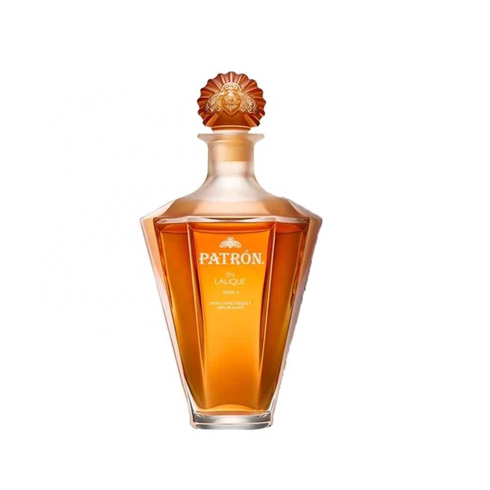 Factory direct sales personalized unique patron tequila cocktail bottle