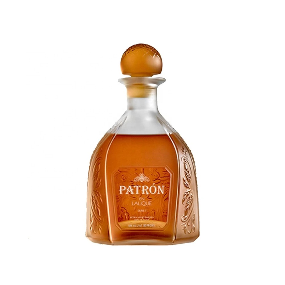 Factory direct sales personalized unique patron tequila cocktail bottle