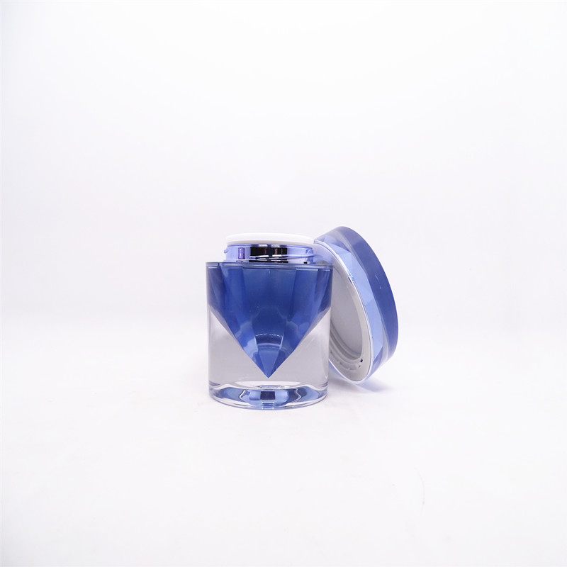 Factory direct spot color customization can add trademark acrylic makeup jar for storing eye cream foundation lotion