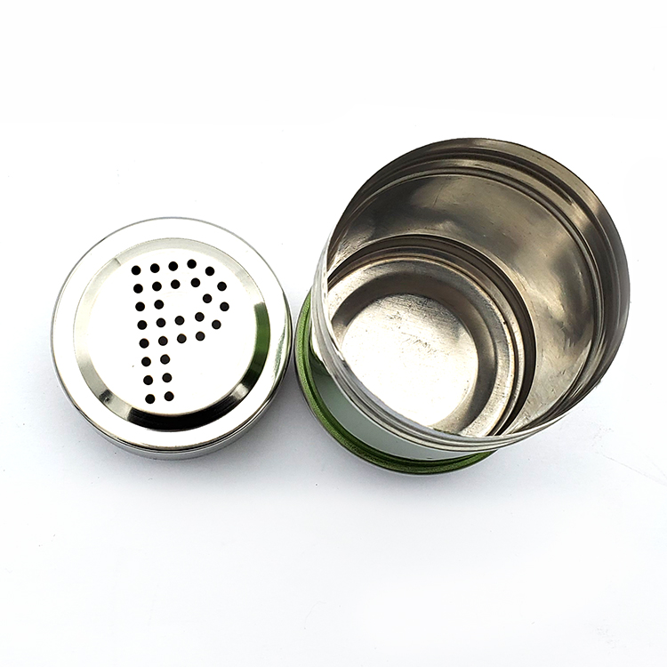 Factory direct stainless steel color pepper pot P - shaped barbecue seasoning pot