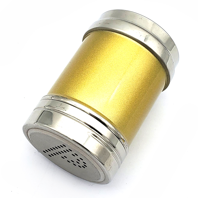 Factory direct stainless steel color pepper pot P - shaped barbecue seasoning pot