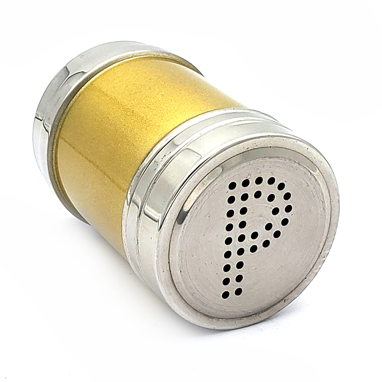 Factory direct stainless steel color pepper pot P - shaped barbecue seasoning pot