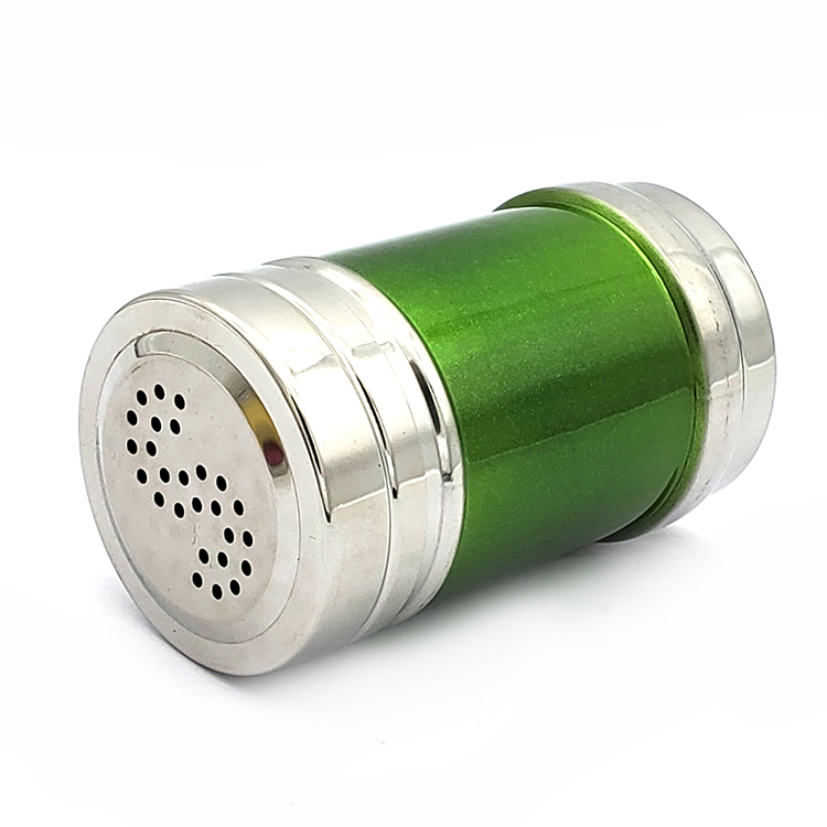 Factory direct stainless steel color pepper pot S- shaped barbecue seasoning pot