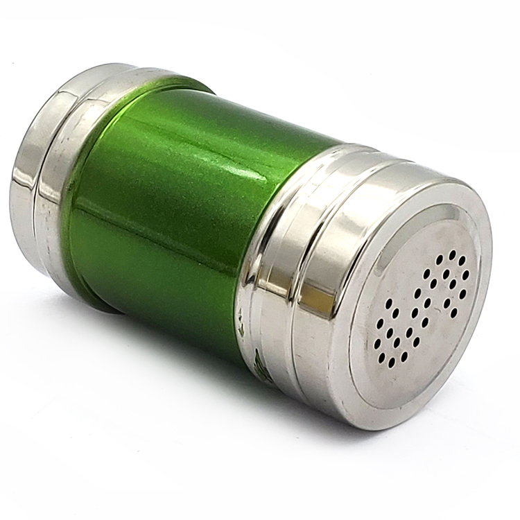 Factory direct stainless steel color pepper pot S- shaped barbecue seasoning pot