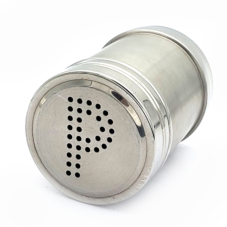 Factory direct stainless steel pepper pot P - shaped barbecue seasoning pot