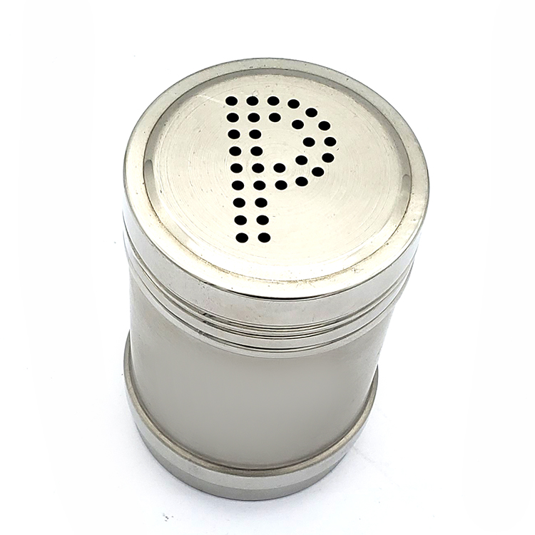 Factory direct stainless steel pepper pot P - shaped barbecue seasoning pot