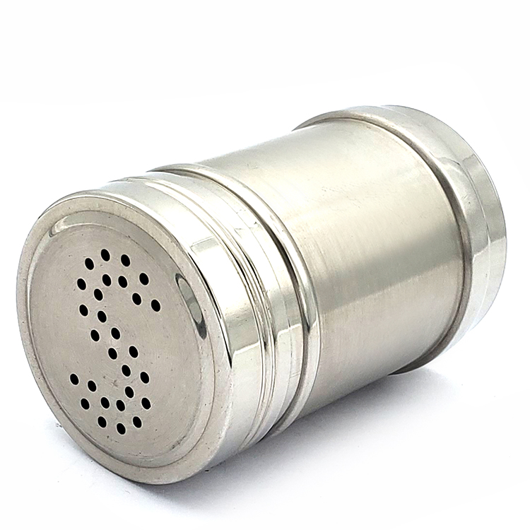 Factory direct stainless steel pepper pot S - shaped barbecue seasoning pot
