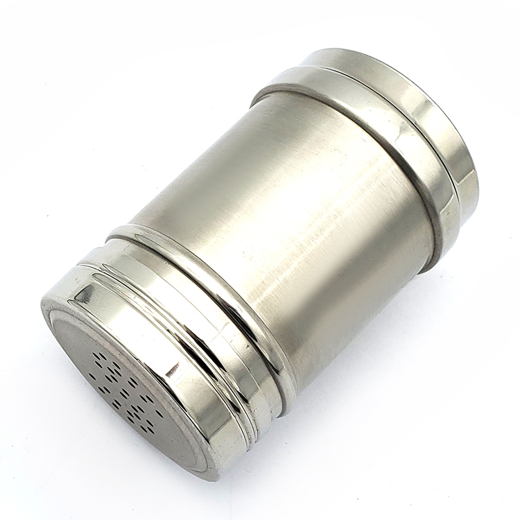 Factory direct stainless steel pepper pot S - shaped barbecue seasoning pot