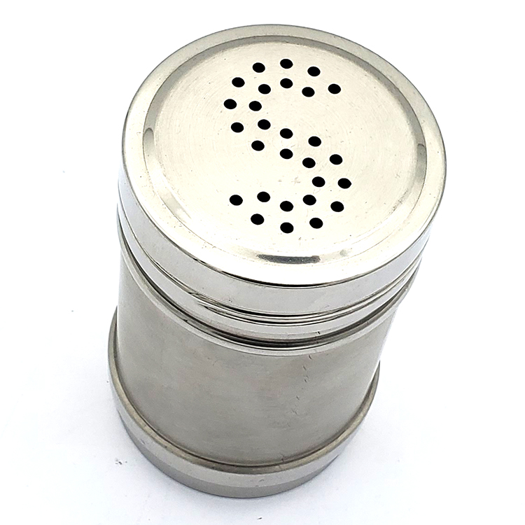 Factory direct stainless steel pepper pot S - shaped barbecue seasoning pot
