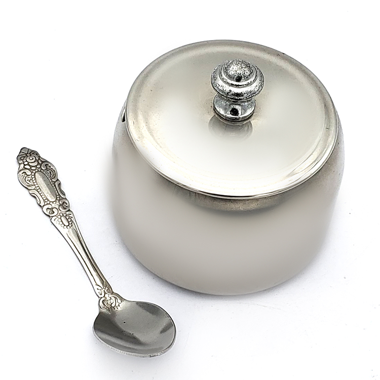 Factory direct stainless steel sugar cup seasoning pot