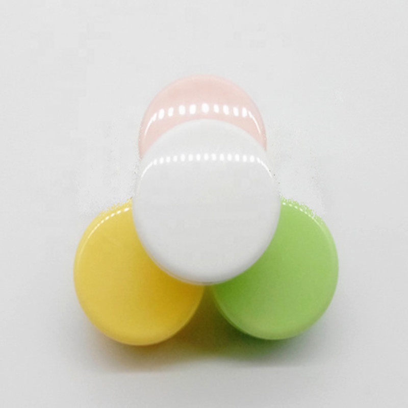Factory direct supply 100pcs cosmetic empty 20ml plastic cream jar with colored lids