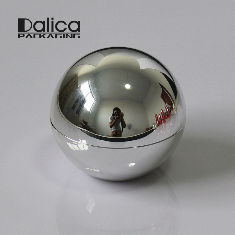 Factory directly all kinds of pearl white plastic skincare ball cosmetic jar