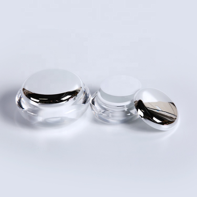 Factory directly price luxury empty 20g 50g hexagon new acrylic jar cosmetic