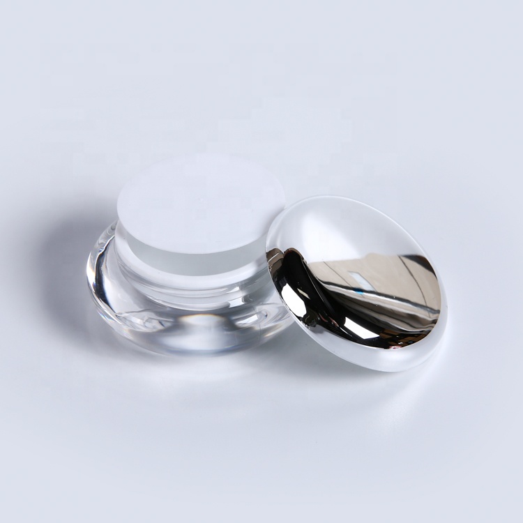 Factory directly price luxury empty 20g 50g hexagon new acrylic jar cosmetic