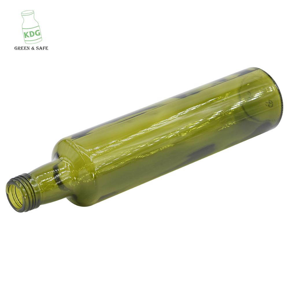 Factory directly sale 250ml 500ml 750ml 1000ml Dark Green Glass Olive Oil Bottle