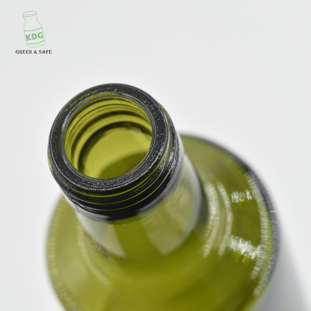 Factory directly sale 250ml 500ml 750ml 1000ml Dark Green Glass Olive Oil Bottle