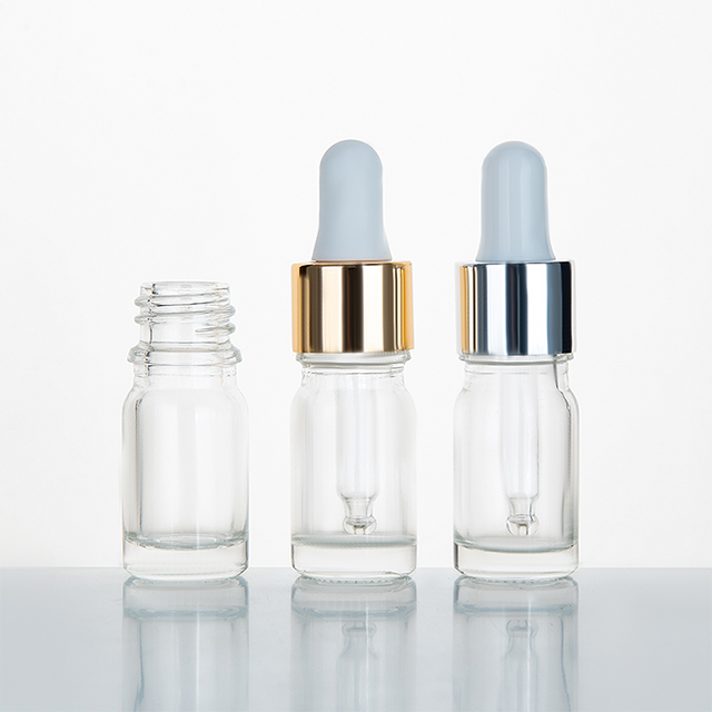 Factory hot sale 5ml 15ml 20ml 30ml 50ml dropper 10ml golden essential oil bottle pendant
