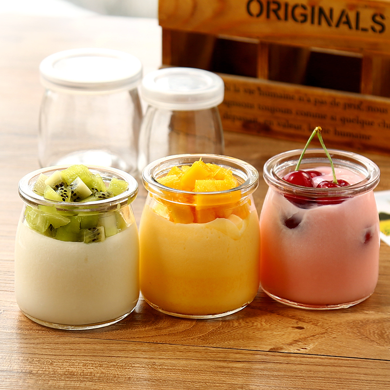 Factory hot sale Pudding glass bottle package price