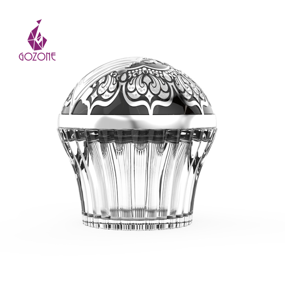Factory hot sale bakhoor luxury lip balm glass bottle jar for saffron