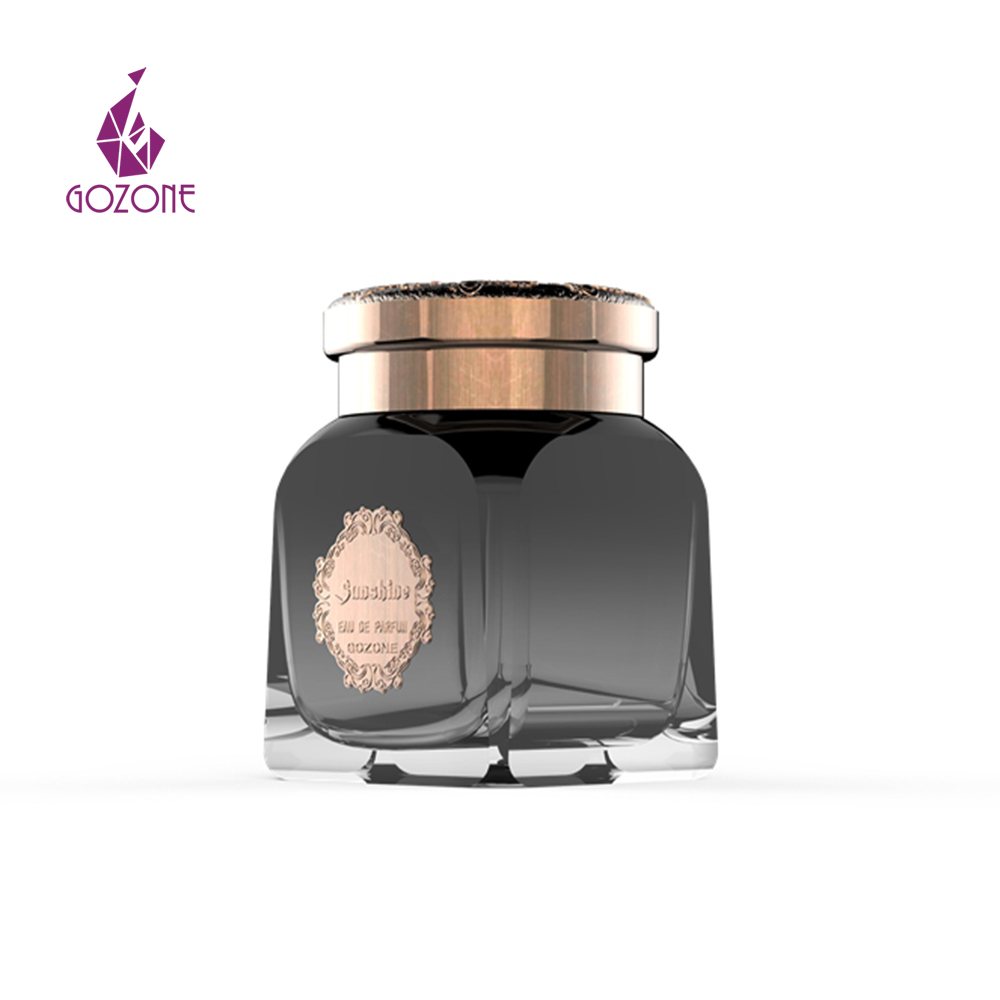 Factory hot sale bakhoor luxury lip balm glass storage jar for saffron