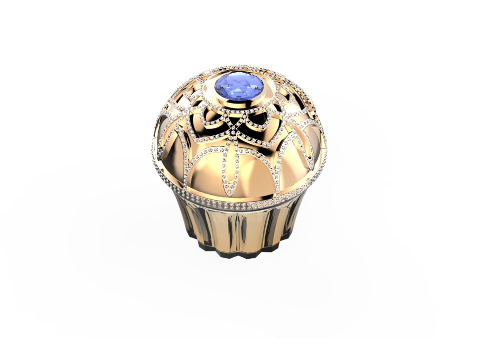 Factory hot sale luxury lip balm glass cosmetic jar for arabic style