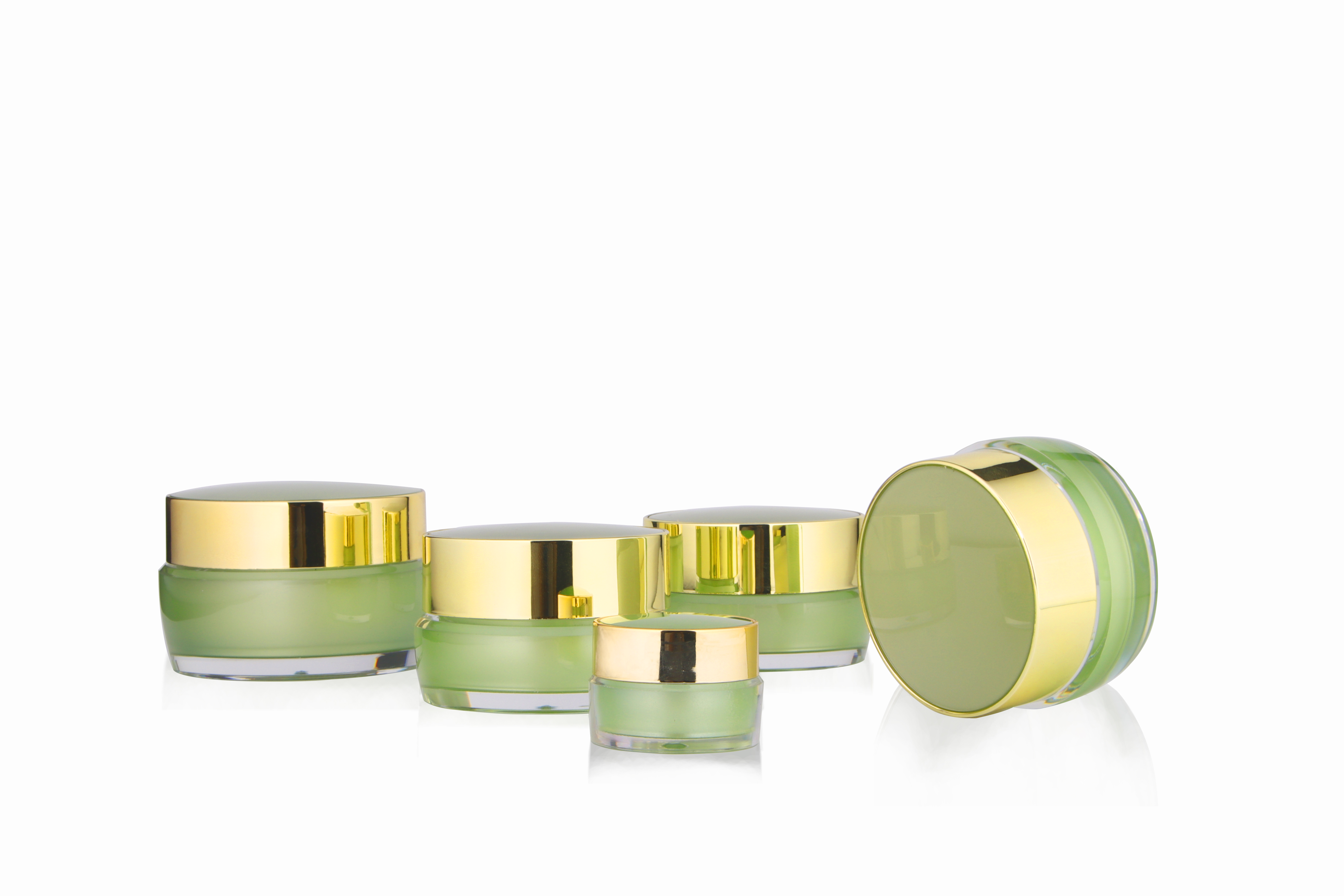 Factory in Stock luxyry face cream jar 10g cosmetic plastique jars