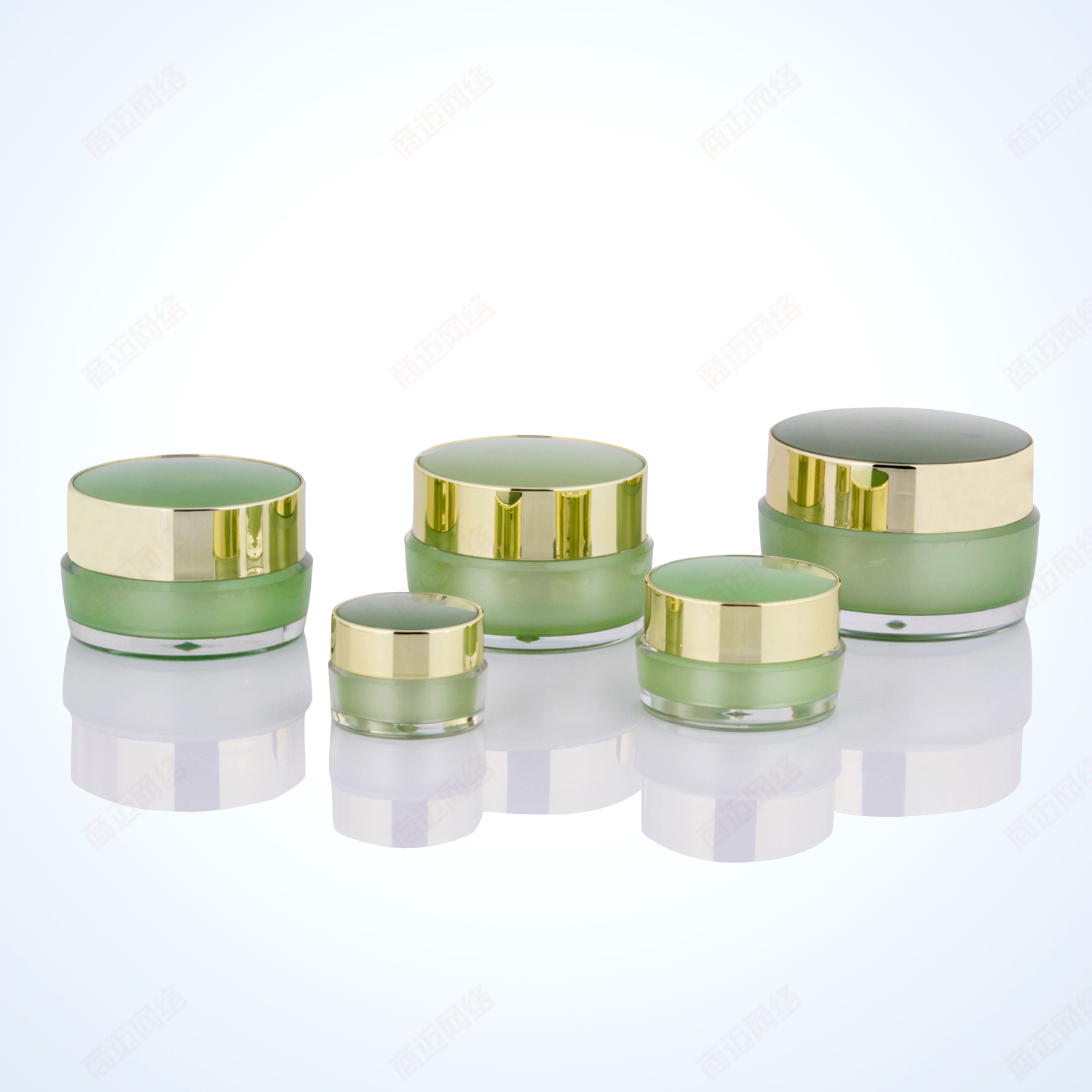 Factory in Stock luxyry face cream jar 10g cosmetic plastique jars