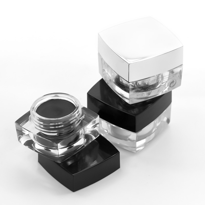 Factory in stock 10g black face cream eye cream jar cosmetic jar