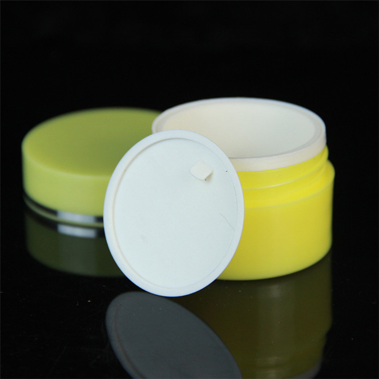 Factory main product customize logo round 20 30ml face cream jars PS plastic bottle