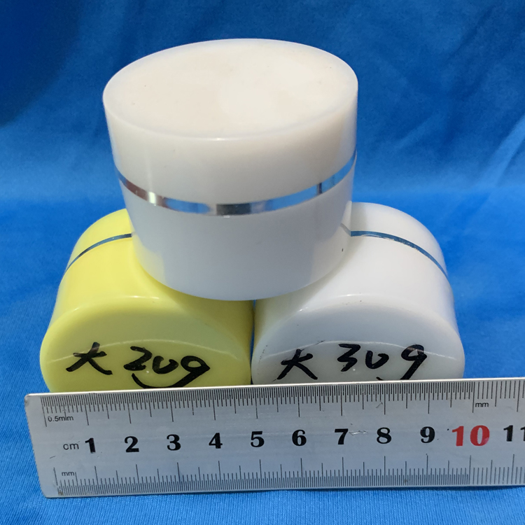 Factory main product customize logo round 20 30ml face cream jars PS plastic bottle