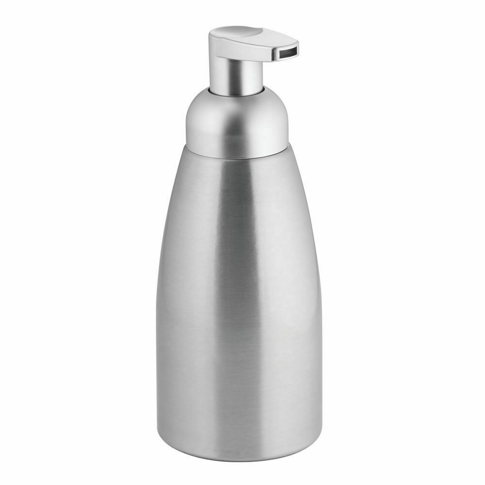 Factory metal 250ml 500ml refillable foaming pump bottles soap aluminum bottle with foam dispenser for face hand cleanser liquid