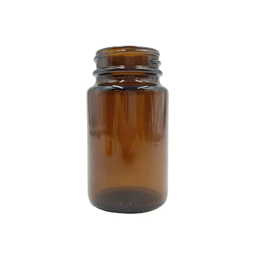 Factory outlet pharmaceutical 60ml wide mouth amber glass medicine bottles