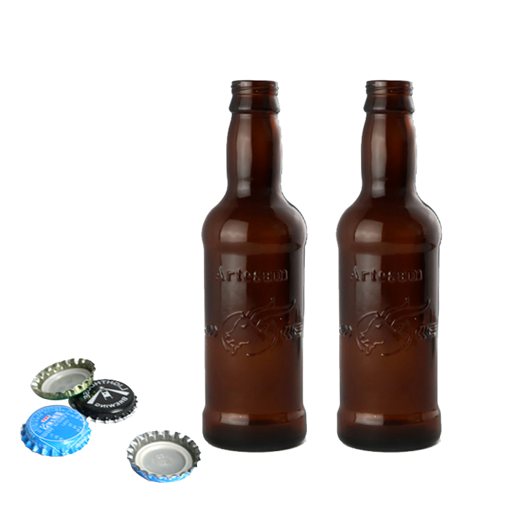 Factory price 250 ml empty small glass beer bottle