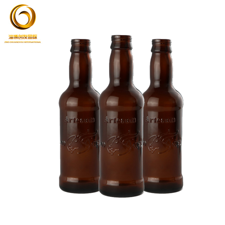 Factory price 250 ml empty small glass beer bottle